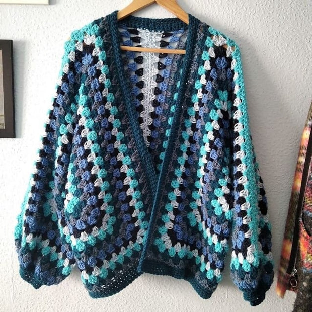 Cardigan hexagon Crochet pattern