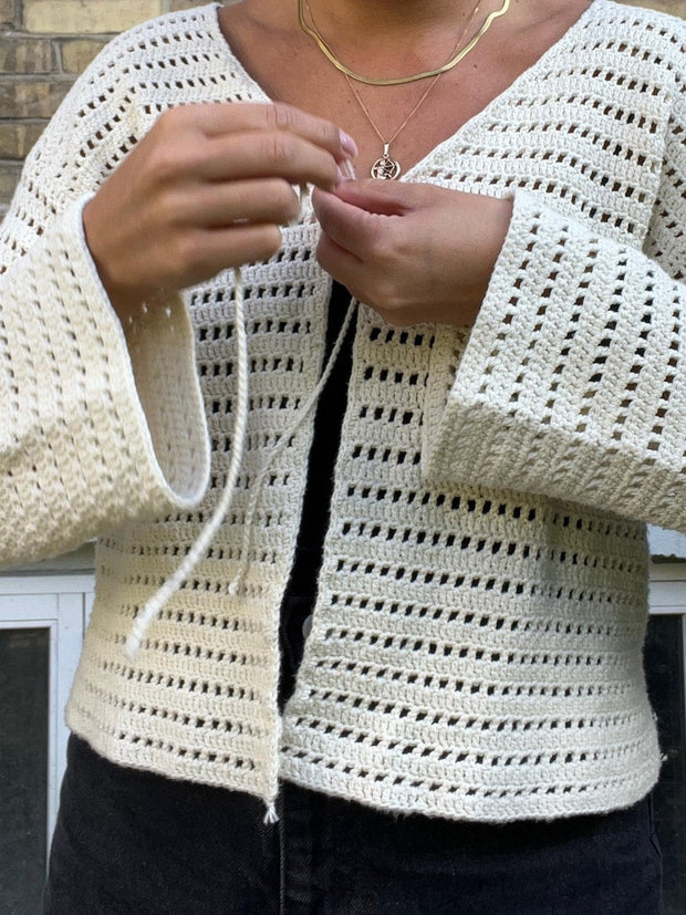 Cotton Cardi crochet pattern