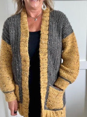 PAKI Cardigan crochet pattern - Video Tutorial Included