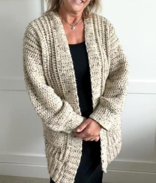 Crochet Cardigan Pattern Women - Video included.