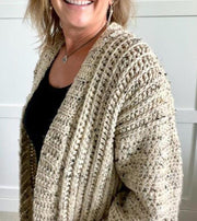 Crochet Cardigan Pattern Women - Video included.