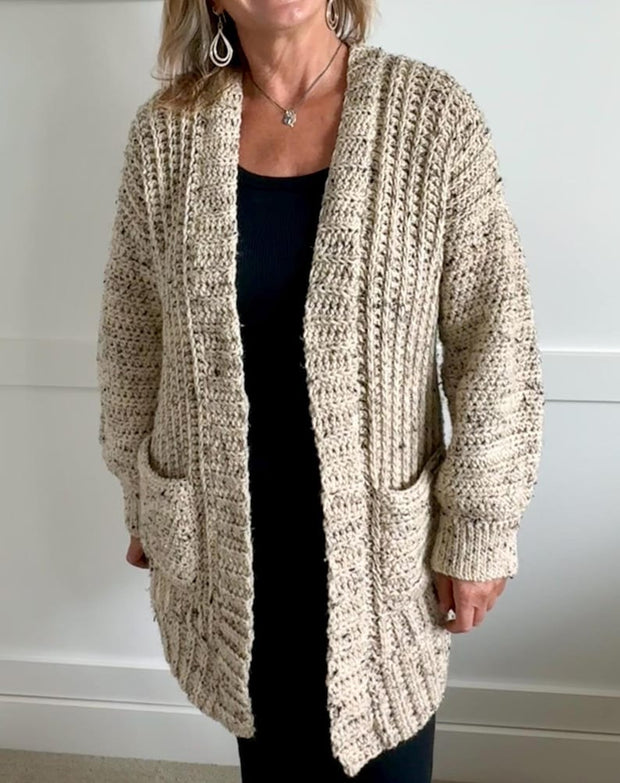 Crochet Cardigan Pattern Women - Video included.