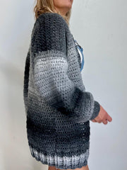 Crochet Cardigan Pattern Women -.Video Tutorial Included.