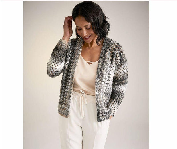 Granny Square Cardigan Crochet Pattern