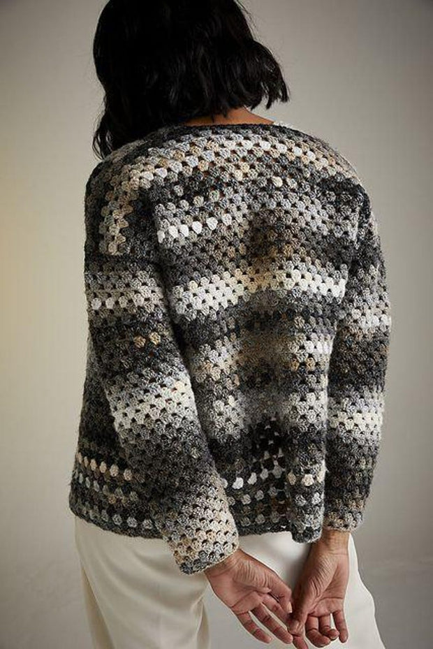 Granny Square Cardigan Crochet Pattern