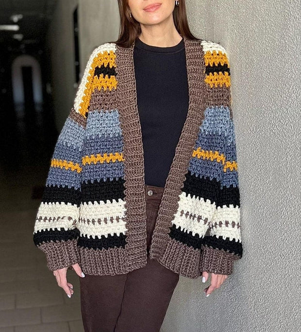 Chunky Crochet Cardigan Pattern