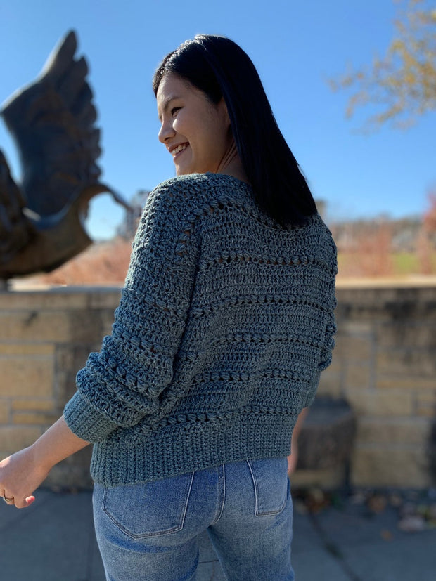 Kayb sweater crochet pattern video tutorial