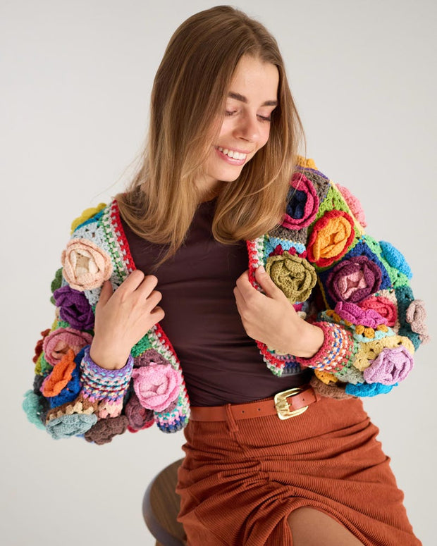 Rose sweater garden pattern