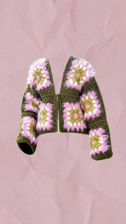 Granny Square Cardigan Crochet Pattern
