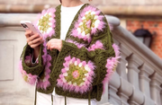 Granny Square Cardigan Crochet Pattern