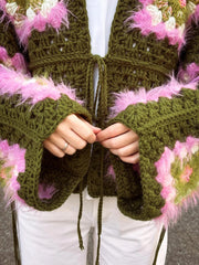 Granny Square Cardigan Crochet Pattern