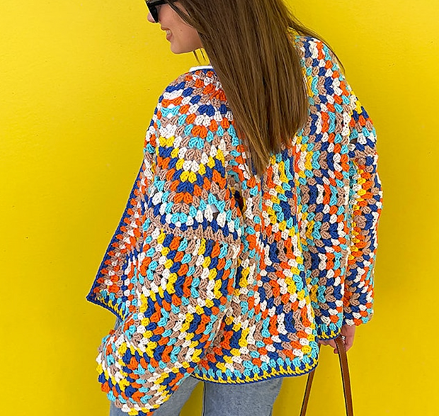 Cardigan Hilos crochet pattern