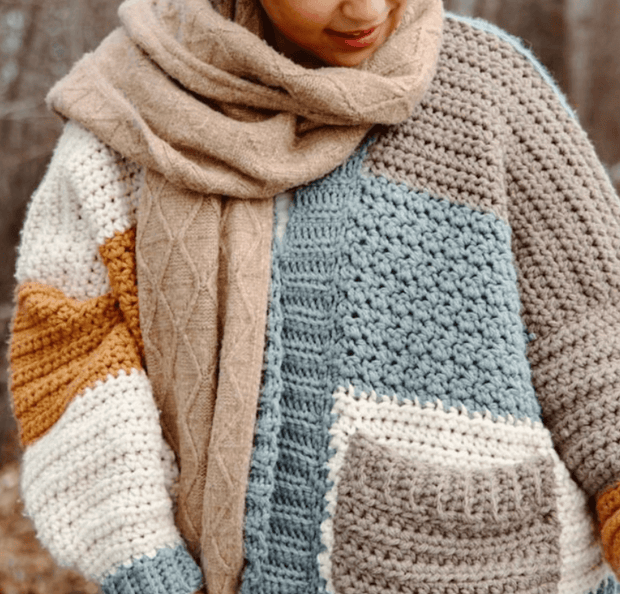 Lacy cardigan Crochet pattern