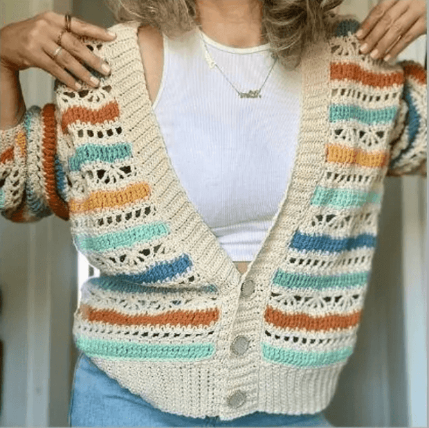 Lisia Cardigan Crochet Pattern