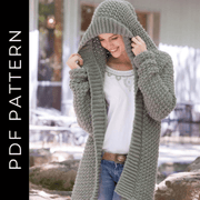 Crochet Hoodie Cardigan Pattern