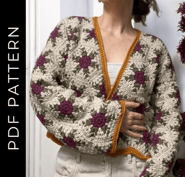 Berry Cardigan crochet pattern