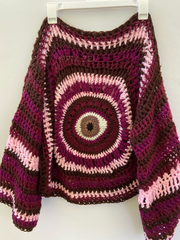 Eye Sweater crochet pattern