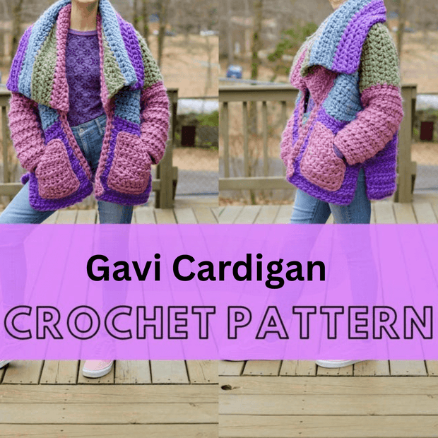 Gavi Cardigan Crochet Pattern