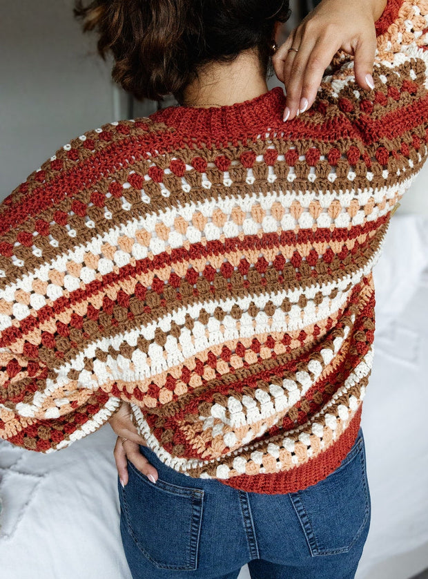 kabiWeave Cardigan crochet pattern