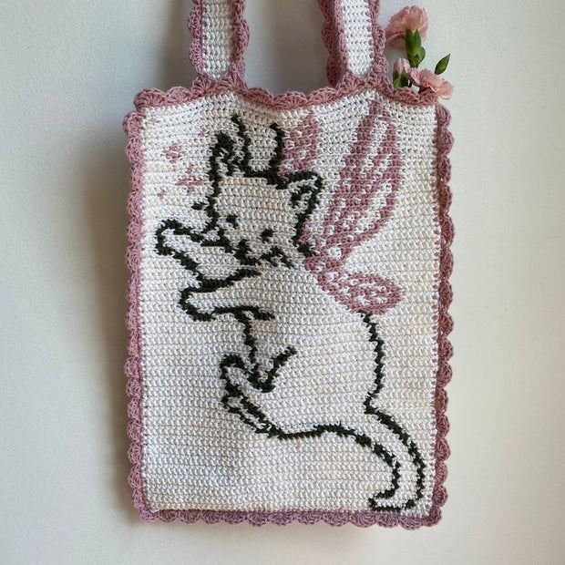 Cat Crochet Bag Pattern Tote crochet pattern