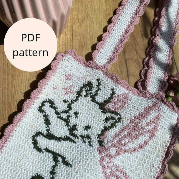 Cat Crochet Bag Pattern Tote crochet pattern