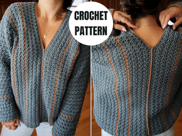 Springtide Crochet Sweater crochet pattern