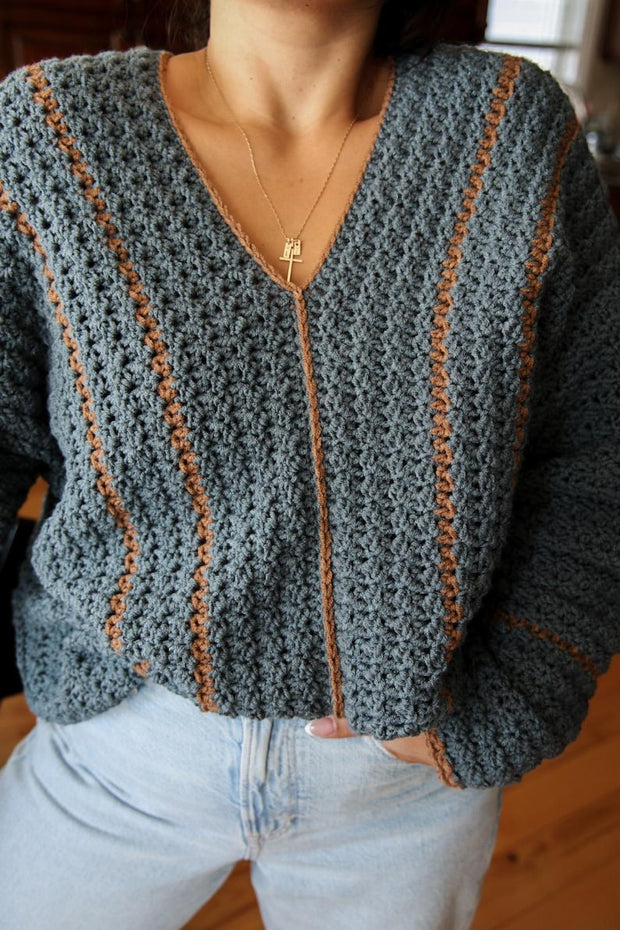 Springtide Crochet Sweater crochet pattern