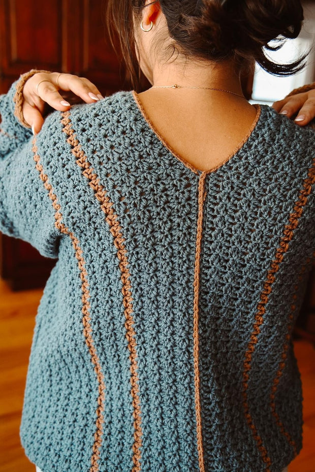 Springtide Crochet Sweater crochet pattern