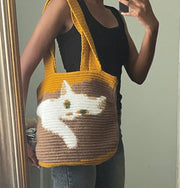 sleepy Cat Bag Crochet Pattern