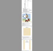 Whisking Wheels: Roller Skating Snoopy Tote Crochet Pattern